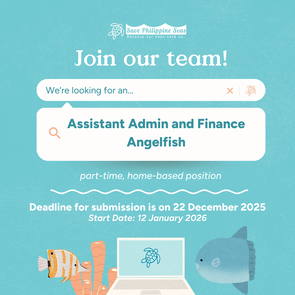 Apply for our Assistant Admin and Finance Angelfish position!