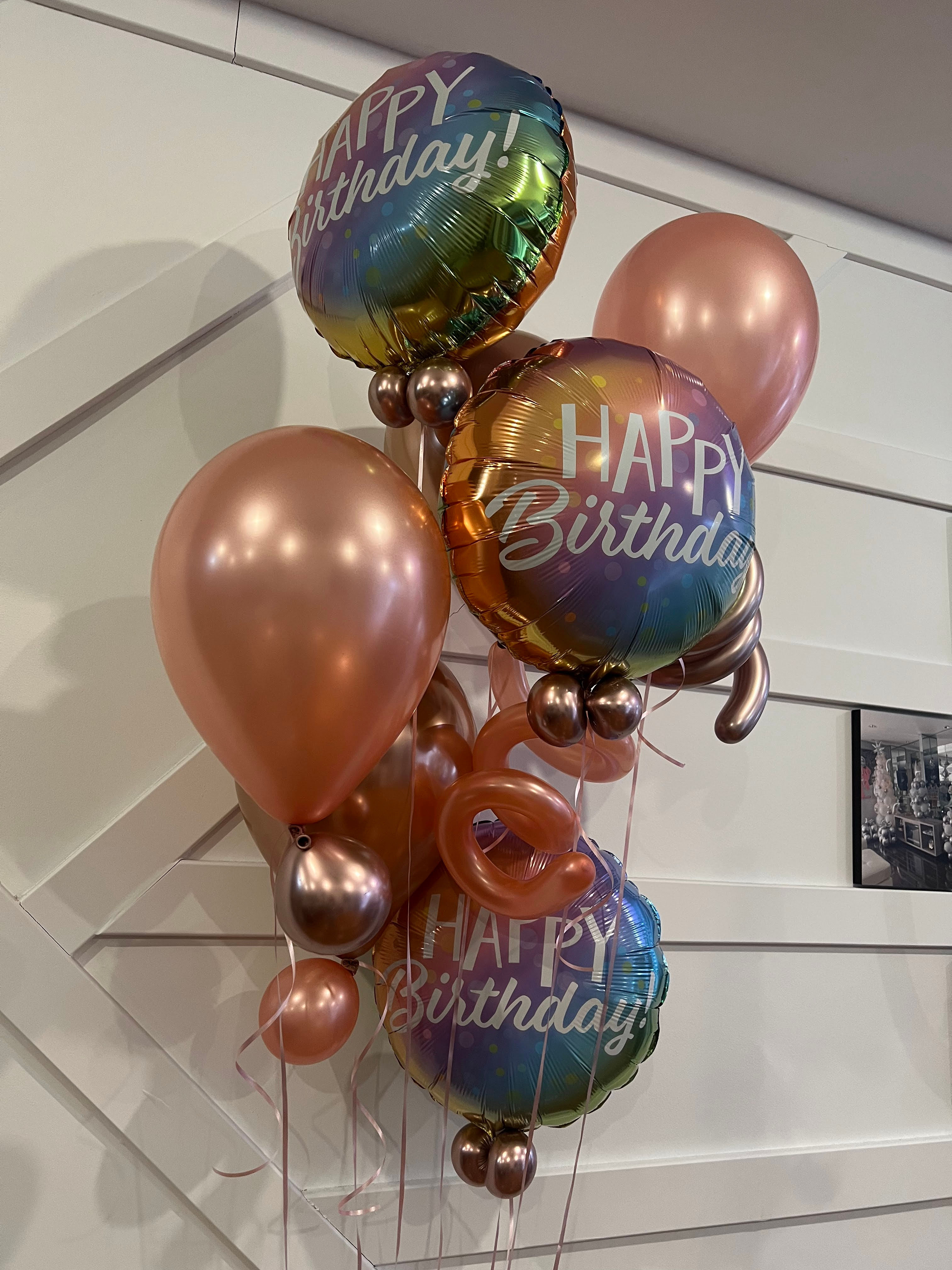 Birthday Rose Gold Bouquet