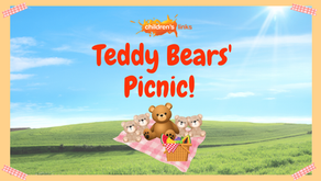 An image showing cartoon Teddy Bears at a picnic.