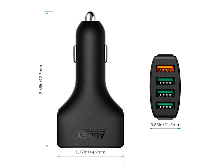 Cargador USB de 4 puetos