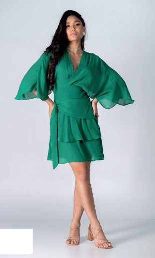 Vestido Kimika Cheio de Esperança