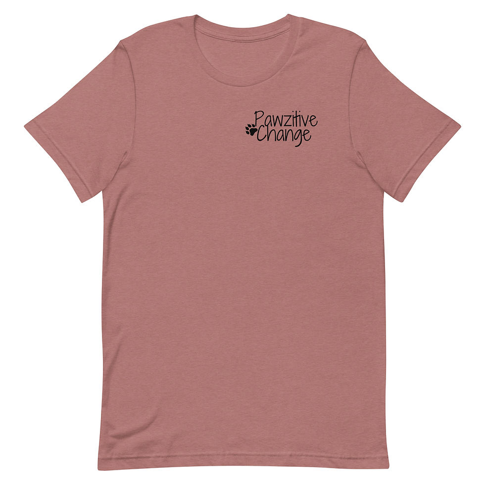 Pawzitive Change Unisex t-shirt