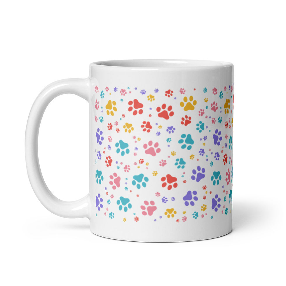 Thumbnail: Pawzitive Paws of Color Mug