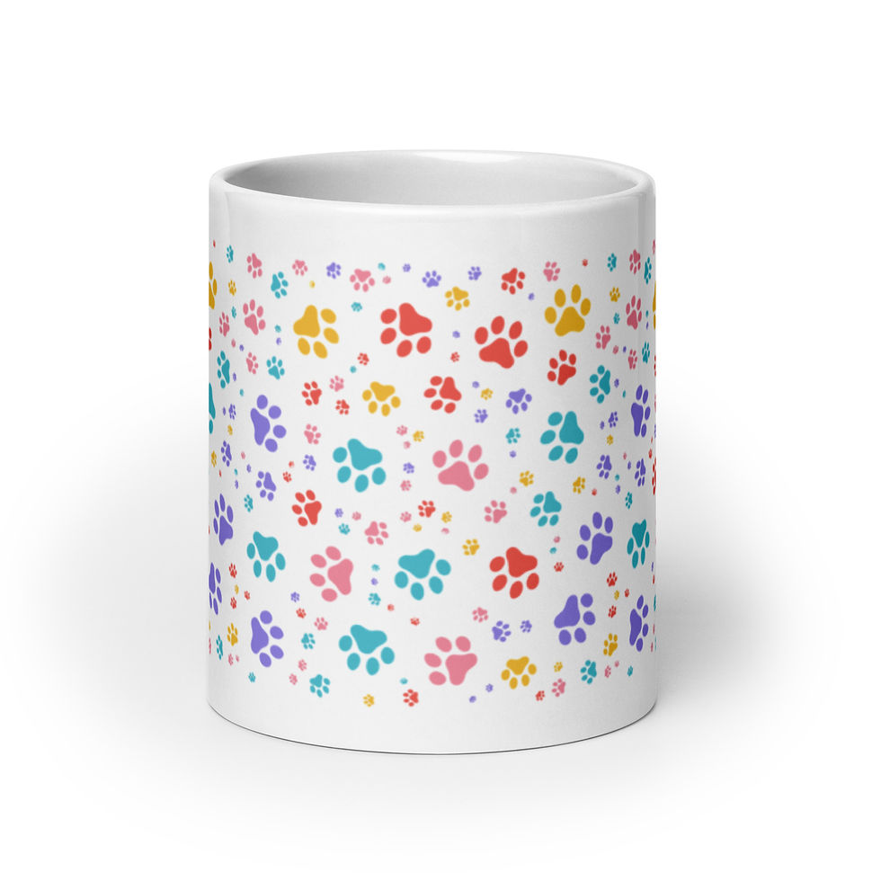 Thumbnail: Pawzitive Paws of Color Mug
