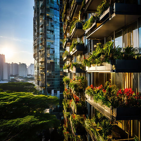 condominium-facade-featuring-twin-20-storey-blocks-in-singapore-closeup-capturing-the-intr