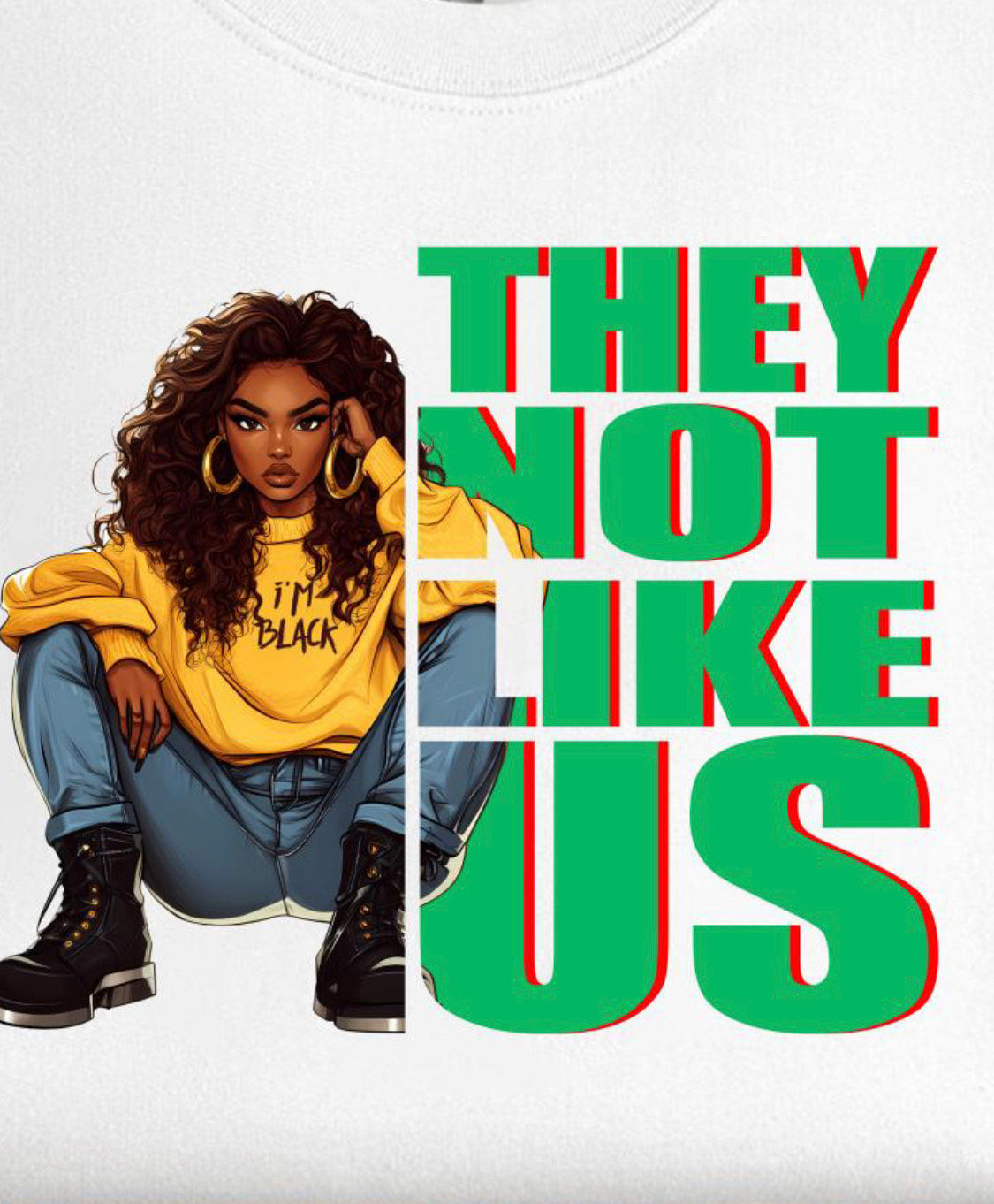 They Not Like Us (Female) Hoodie