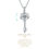 Thumbnail: Sparkling Sway: Key to Heart - D grade 0.5ct Moissanite necklace S925 Platinum p