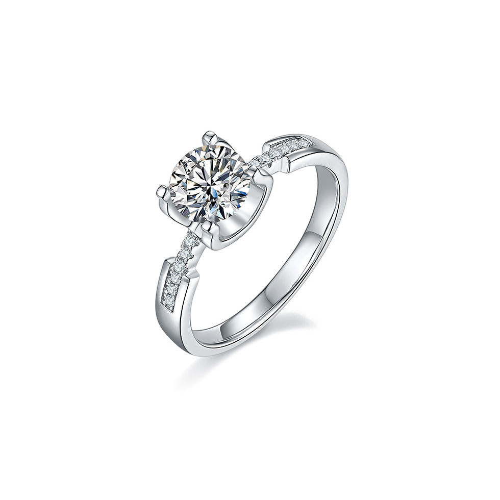 1ct Petite Waist S925 Silver Platinum-Plated