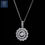 Thumbnail: Sparkling Sway: Blossom Symphony - D grade 0.5ct Moissanite necklace S925 Platin