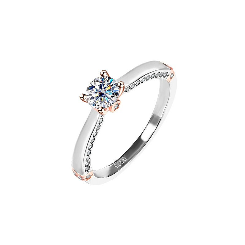 0.5ct Intellectual Beauty Simplicity Moissanite Ring
