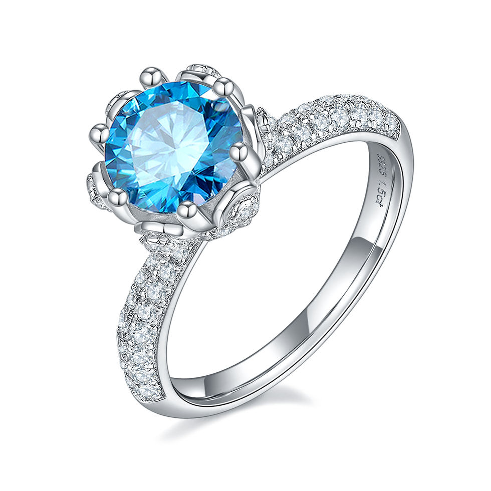 縮圖：1.5ct Jasmine Serenity Moissanite Women Ring S925