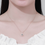 Thumbnail: Teardrop Elegance Moissanite Necklace