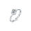 Thumbnail: 0.50ct Angel's Kiss S925 Silver Platinum-Plated