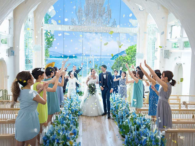 大聖堂での挙式の様子