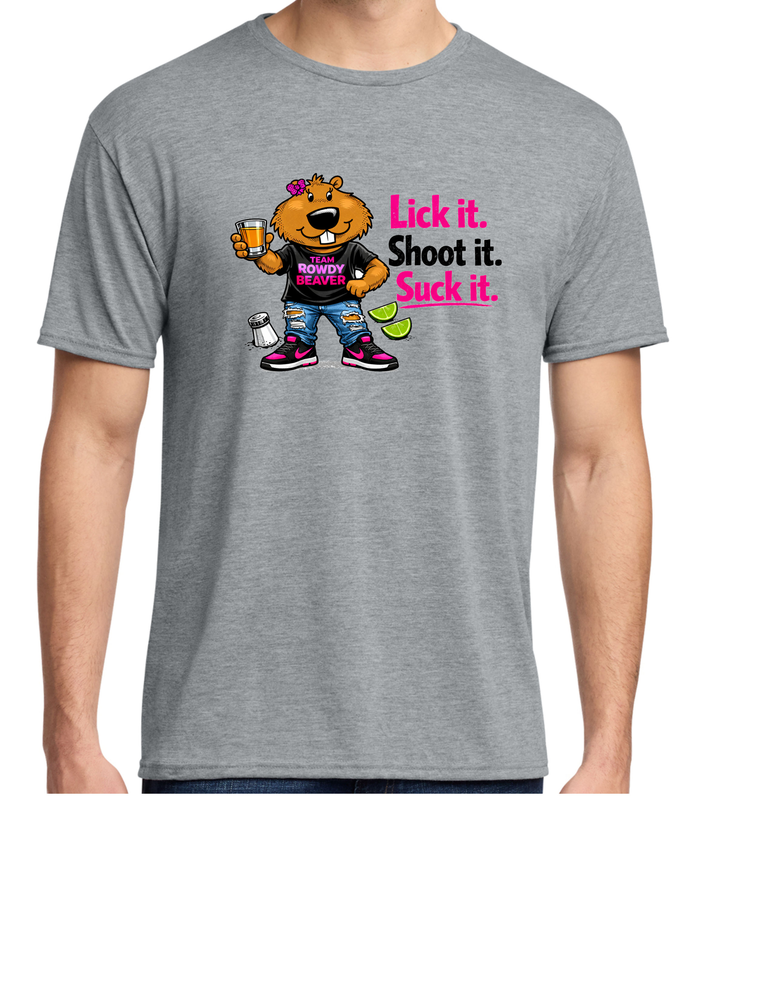 T-Shirt - Lick it, Shoot it, Suck it