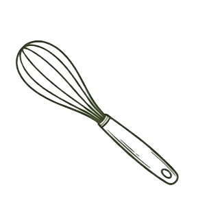 Stainless steel whisk for part time culinary courses