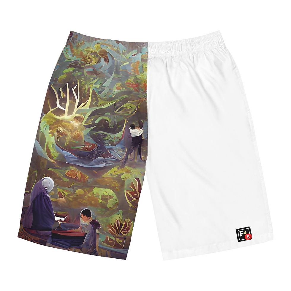 Thumbnail: Men's Half & Half Shorts (BJF Edition)