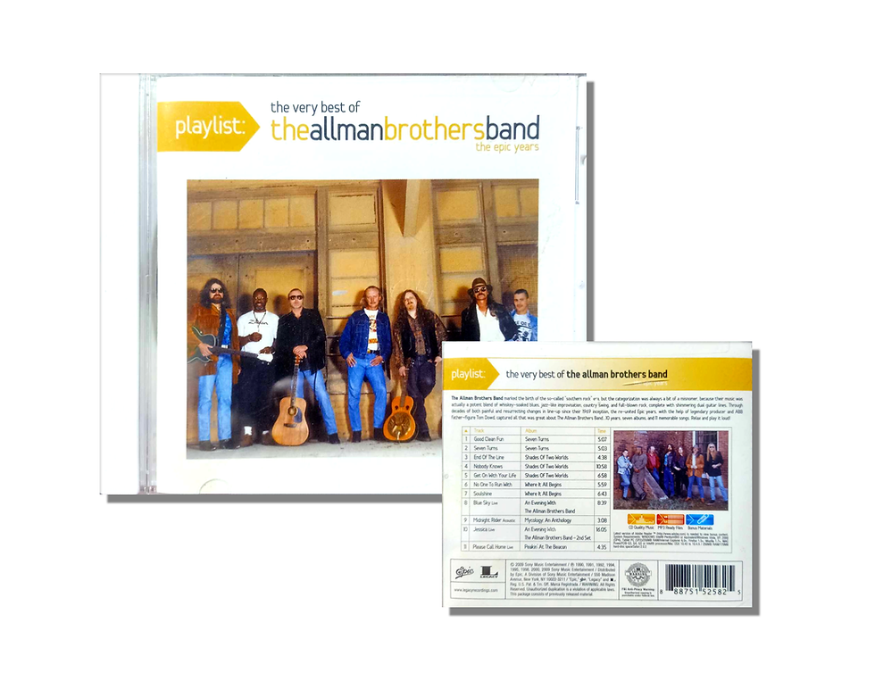 The Allman Brothers Band – Playlist:The Very Best Of The Allman Brothers Band CD