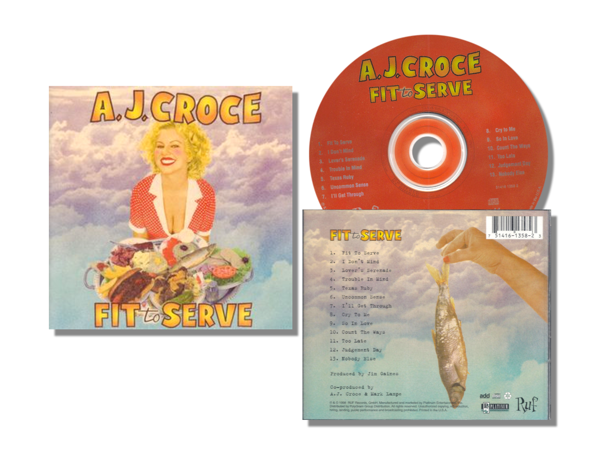 A.J. Croce – Fit To Serve CD