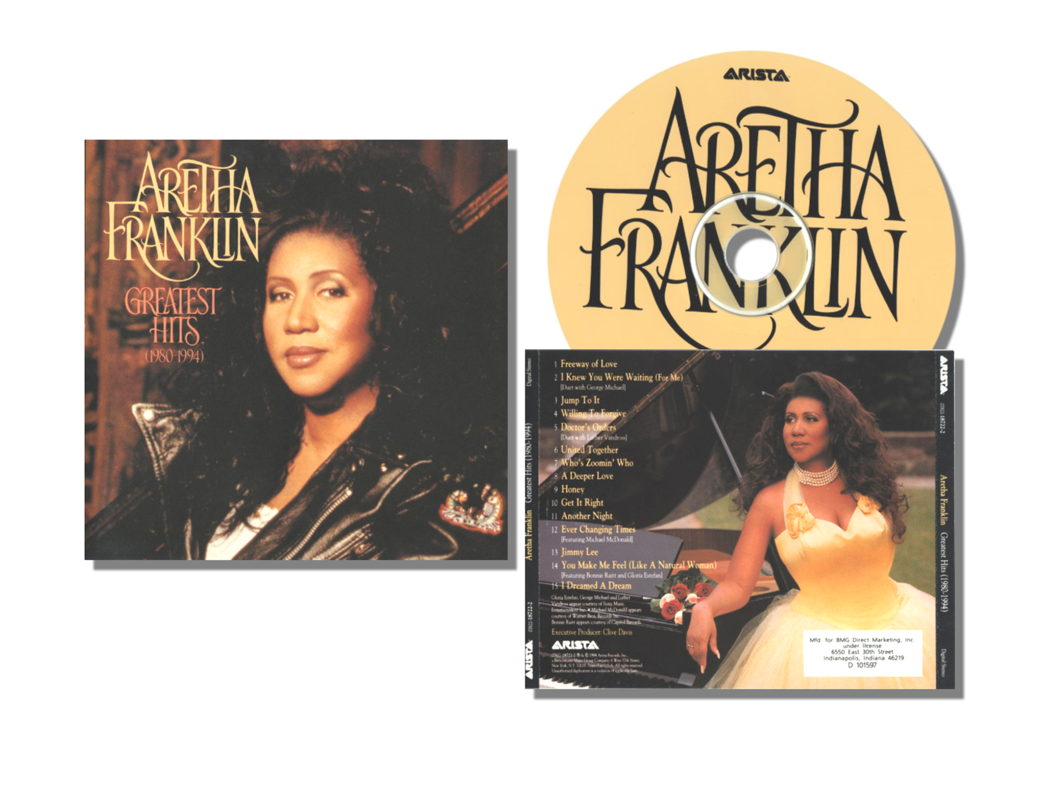 Aretha Franklin – Greatest Hits (1980-1994) CD