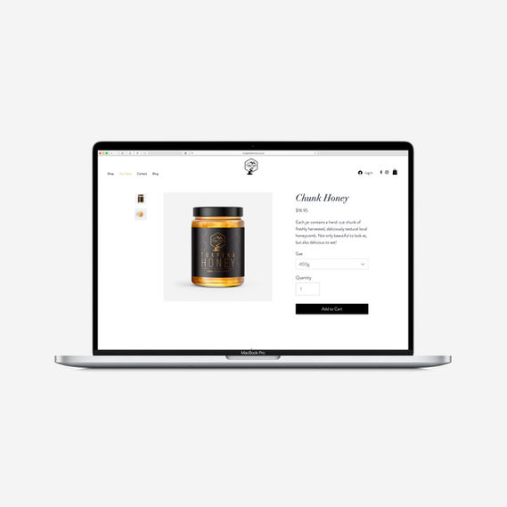 Tuapeka Honey Website