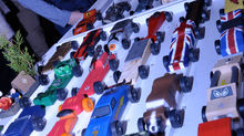 Start your engines! Pinewood Derby is ready, set, go