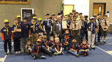 Colleyville Mayor at our Pack Meeting
