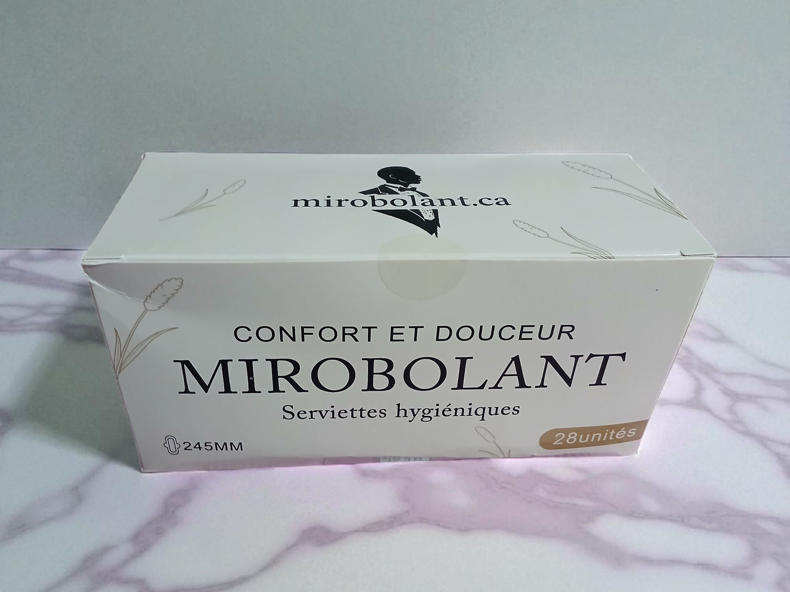 Serviettes hygiéniques 245 mm