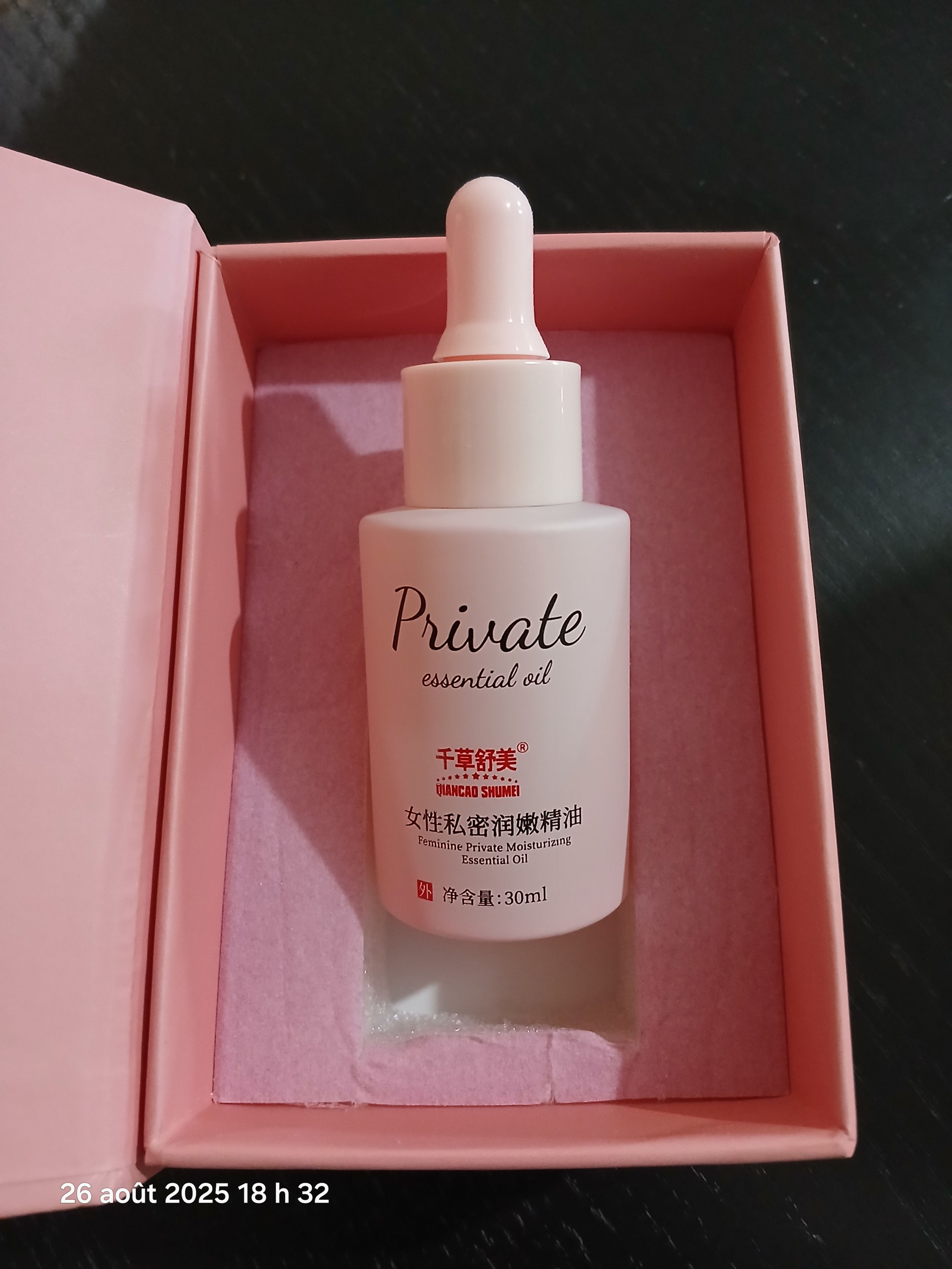 Huile de lubrification vaginal