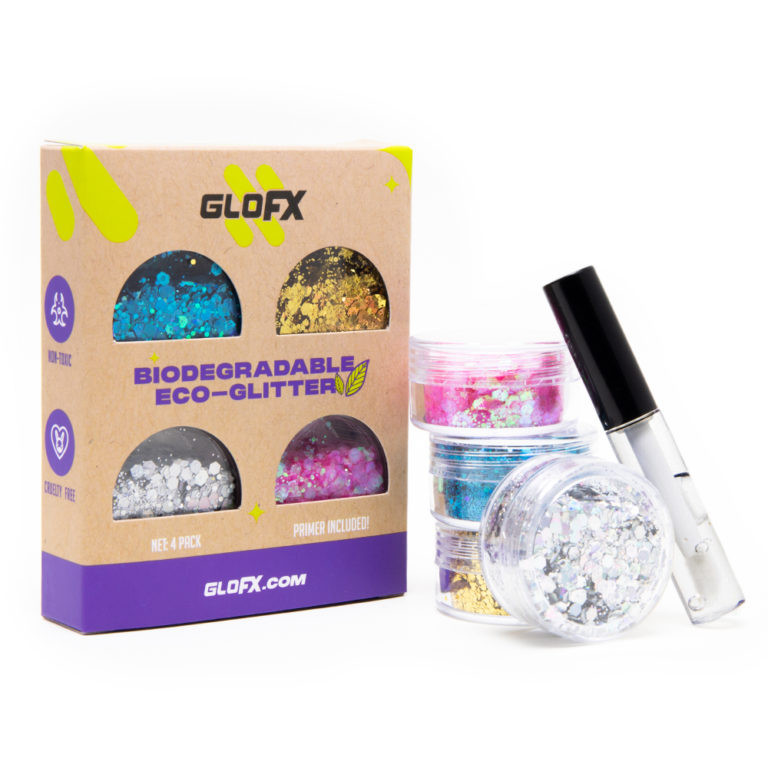 GLOFX ECO-GLITTER (4 pack)