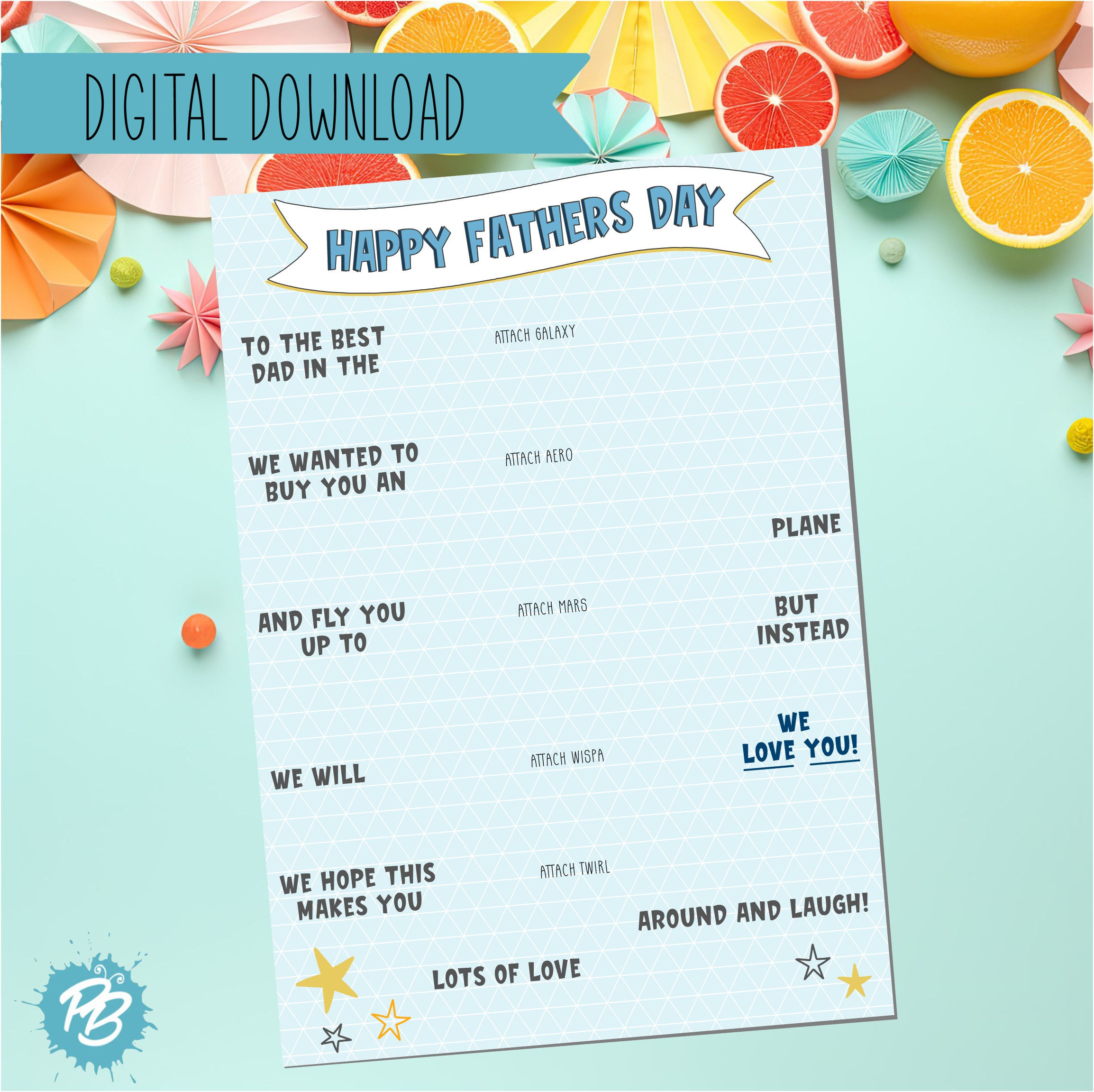 Fathers Day Chocolate Card