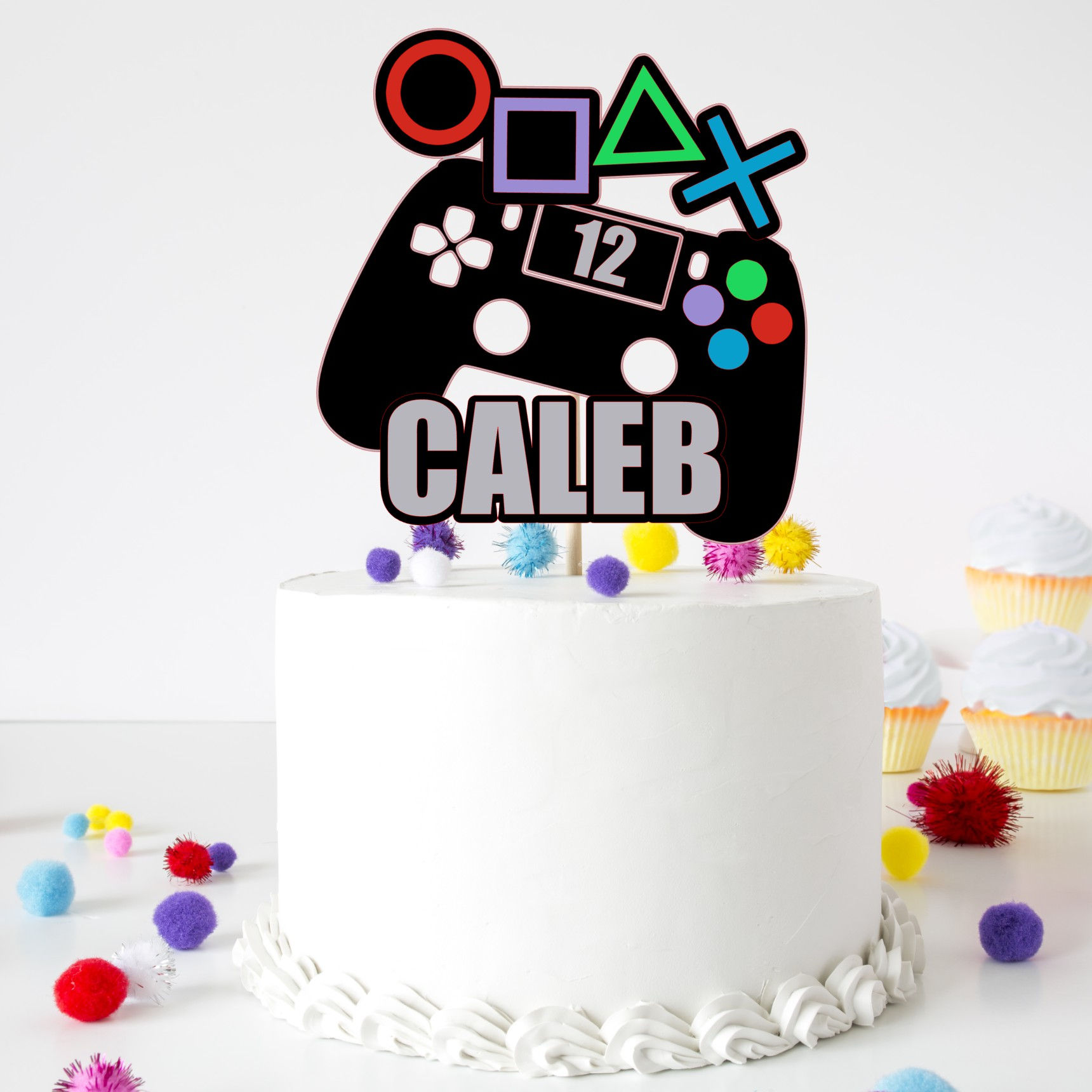 Playstation Cake Topper