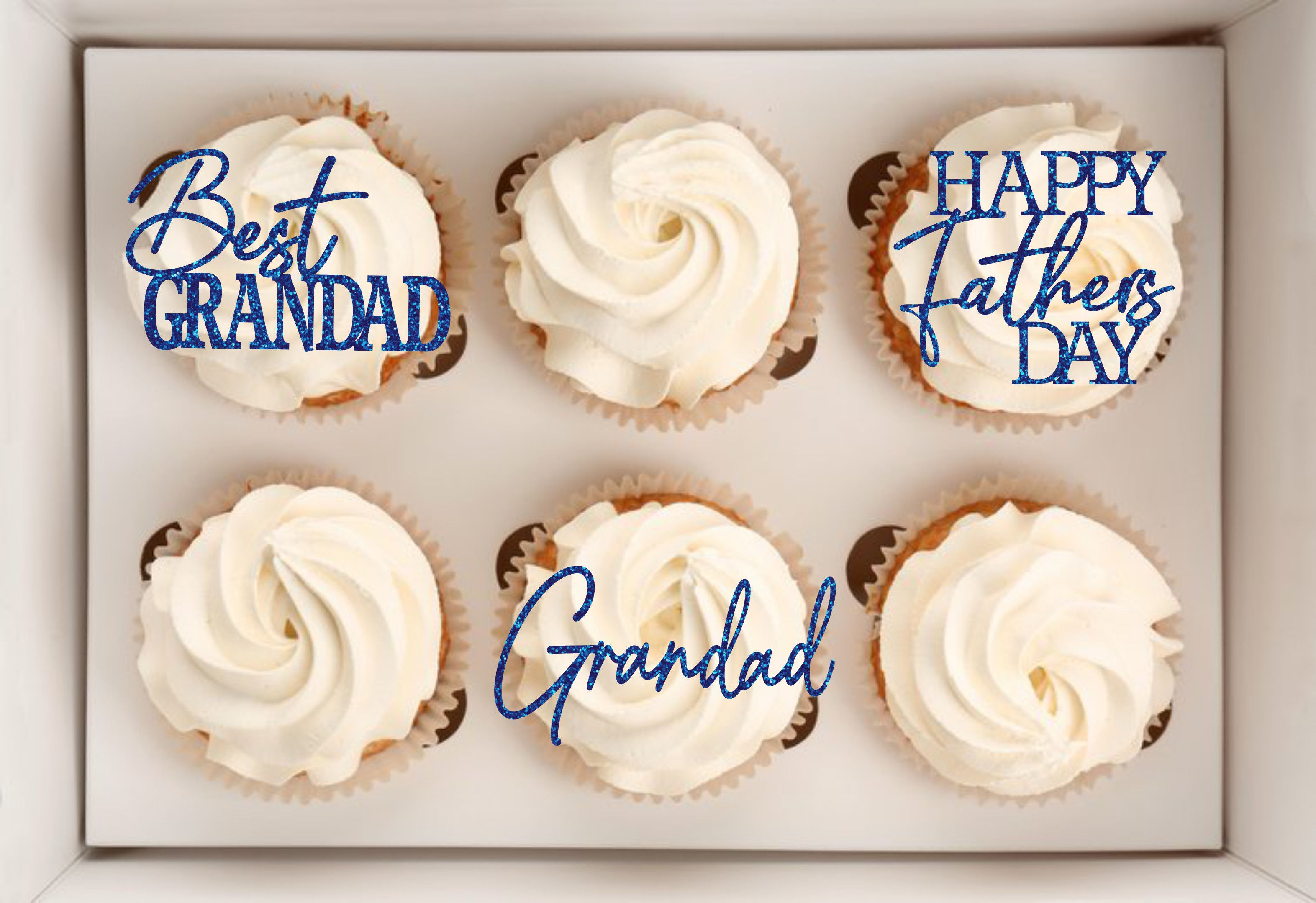 Grandad Mix Cupcake Toppers