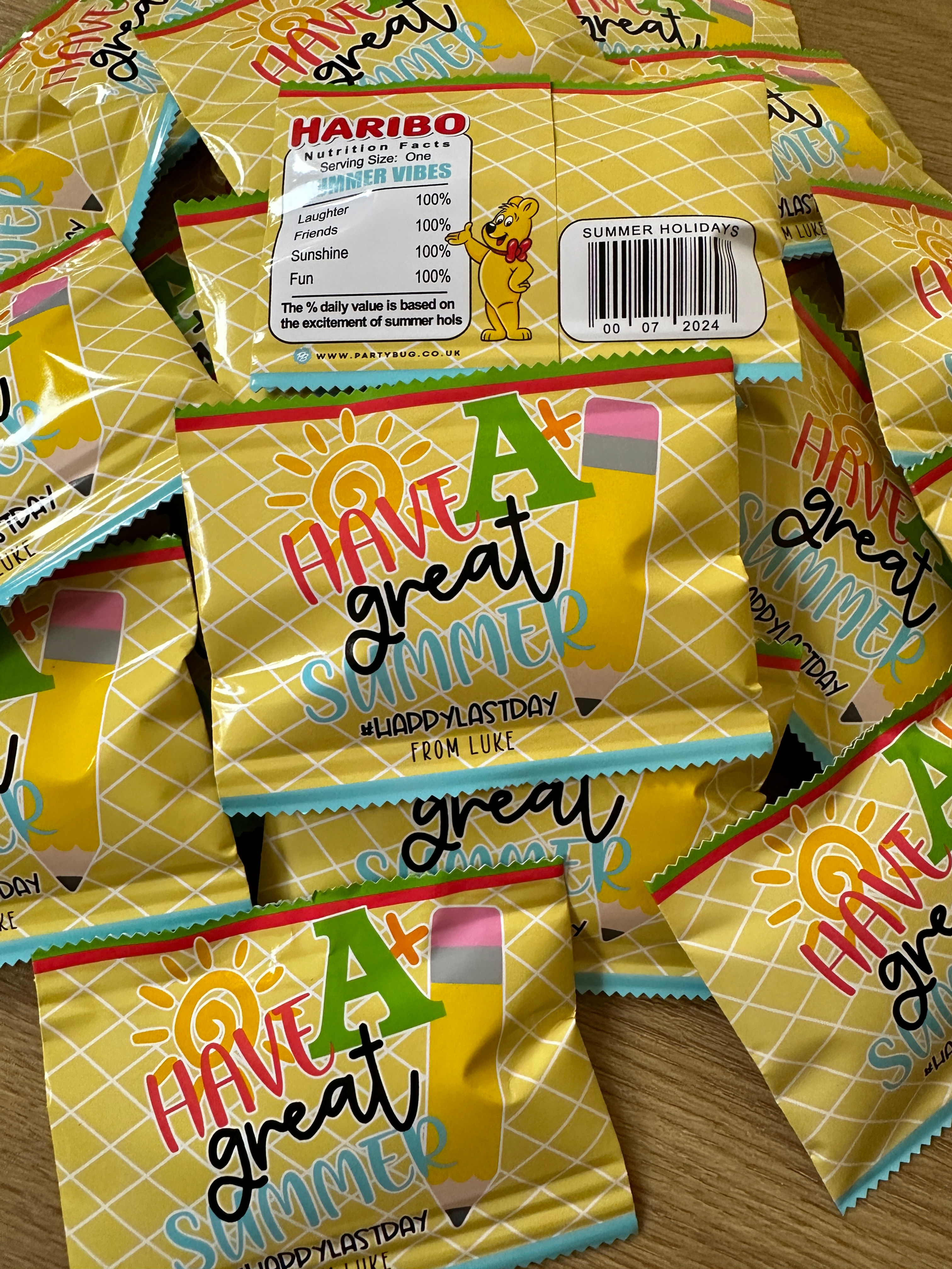 Summer Mini Haribo Packet