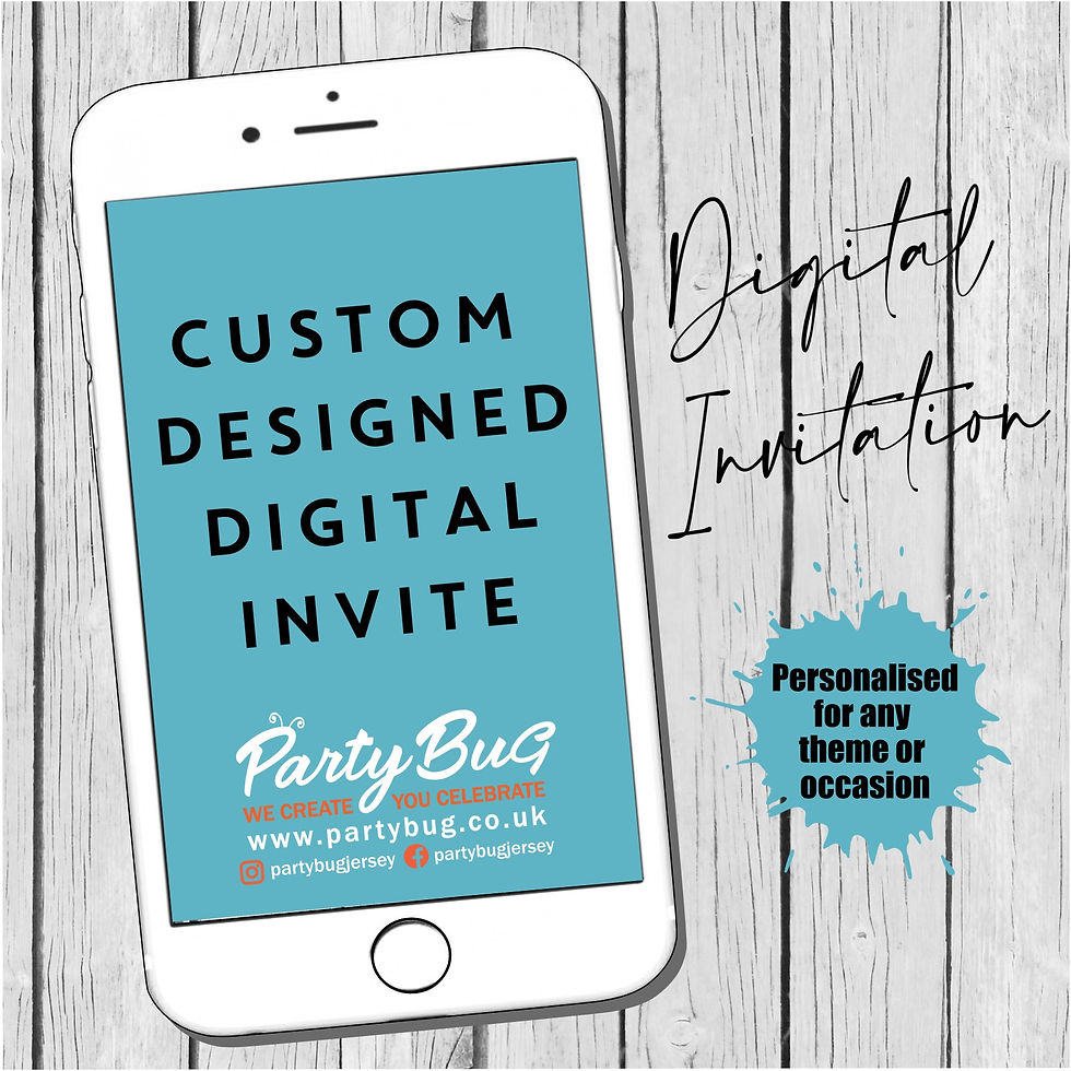 Custom Designed Digital Invite
