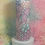 Thumbnail: BEAUTIFUL 'FLORAL COQUETTE PATCHWORK' 600ML S/S GLOSSY THERMAL TUMBLER & STRAW.