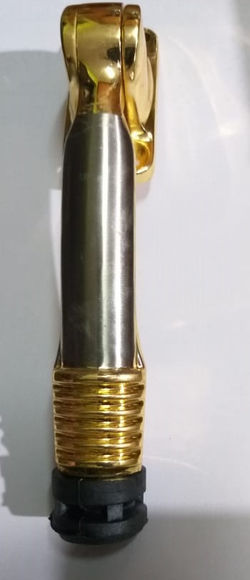 DOORSTOPPER BRASS SATIN FINISH