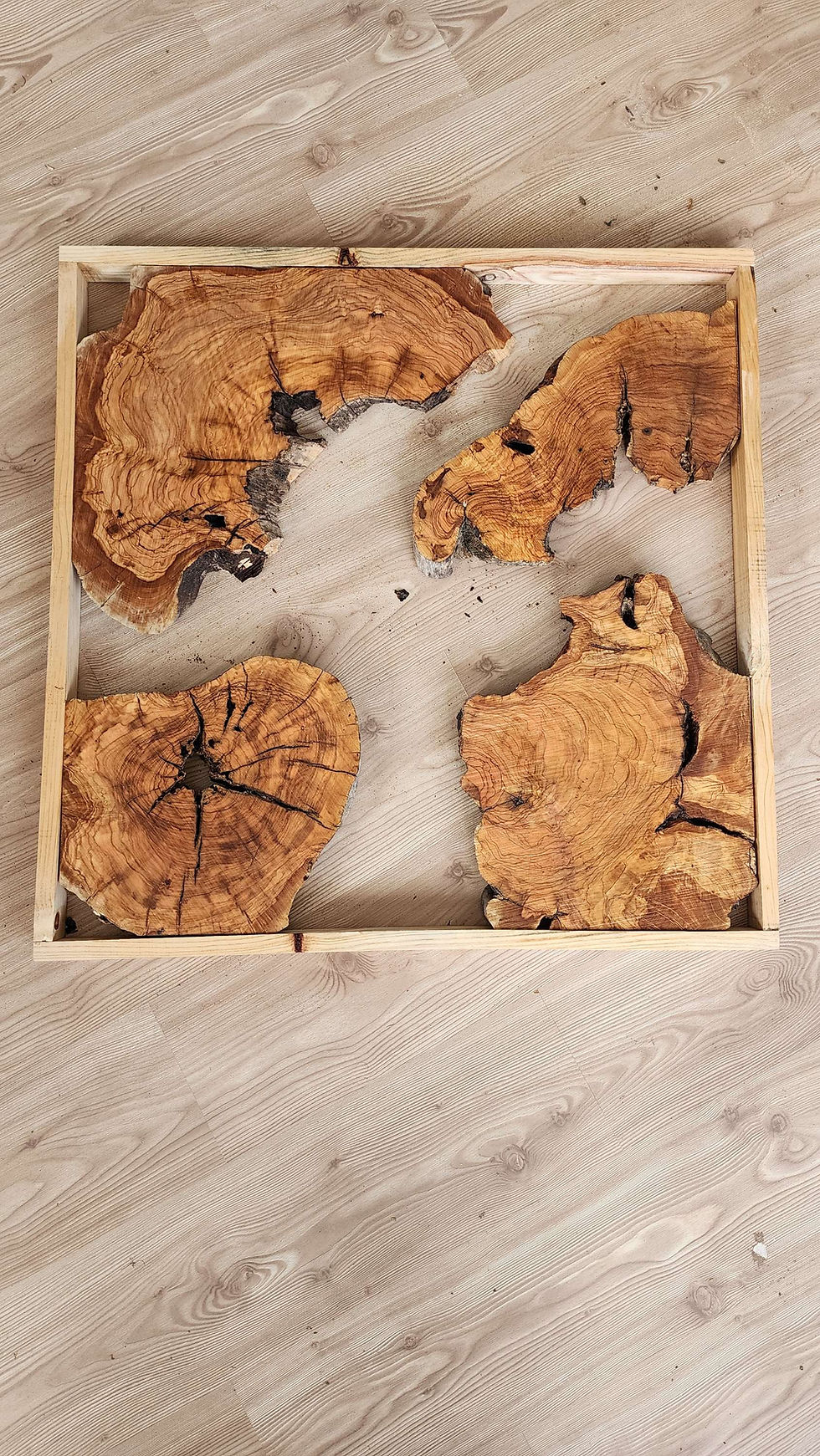Thumbnail: 30"x30" Square coffee table set up K303003