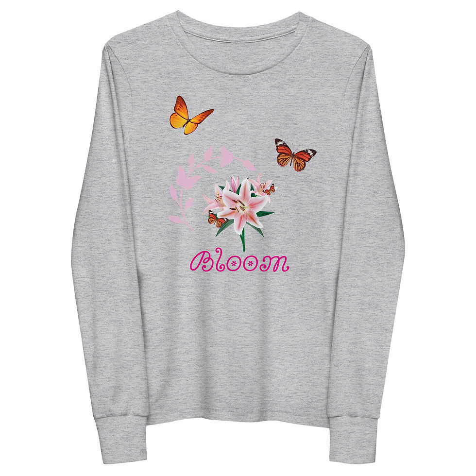 Thumbnail: Girls Youth long sleeve tee