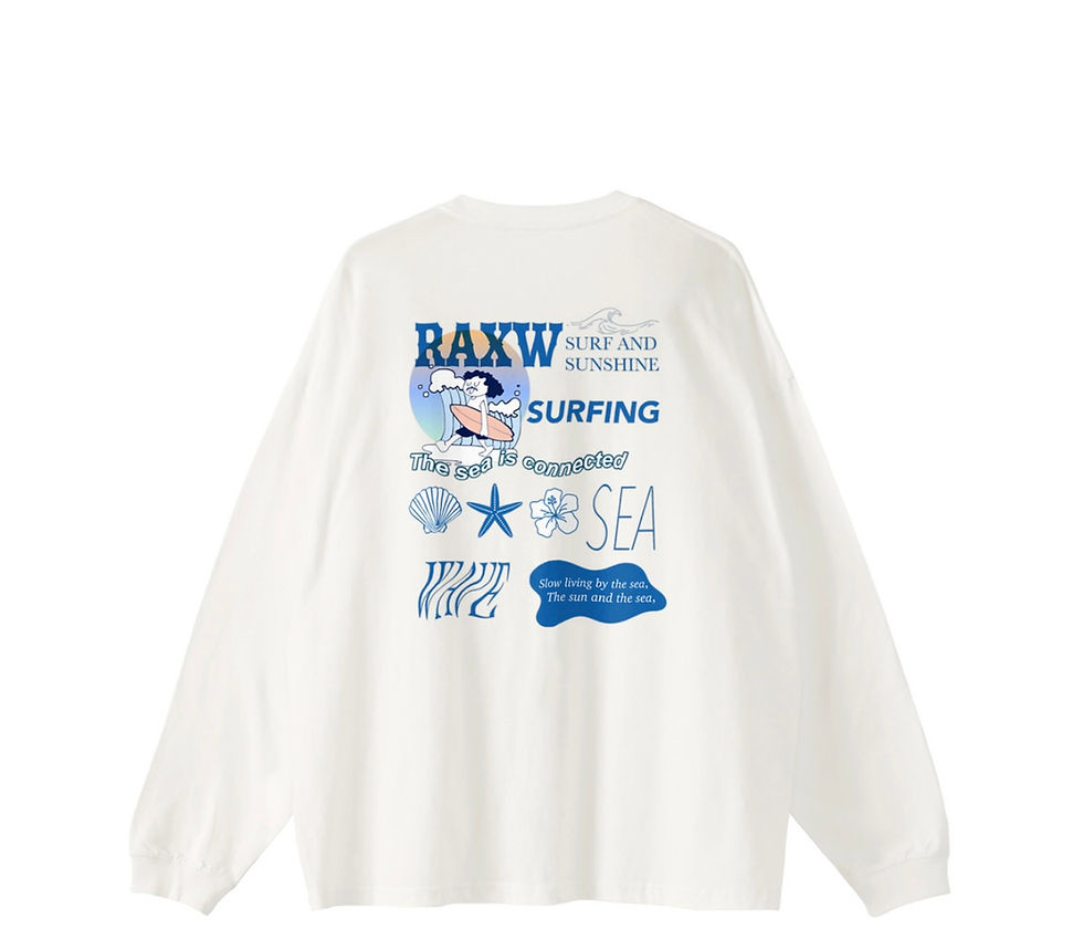 RAXWロングスリーブTシャツ