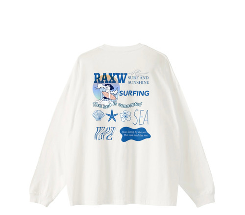 【公式/レア物】⭐︎未開封⭐︎THE BLUE HEARTS ロングスリーブTシャツ LEGIT ロングTシャツ【MECHANICAL L/S TEE】S.BLUE 2402-1006