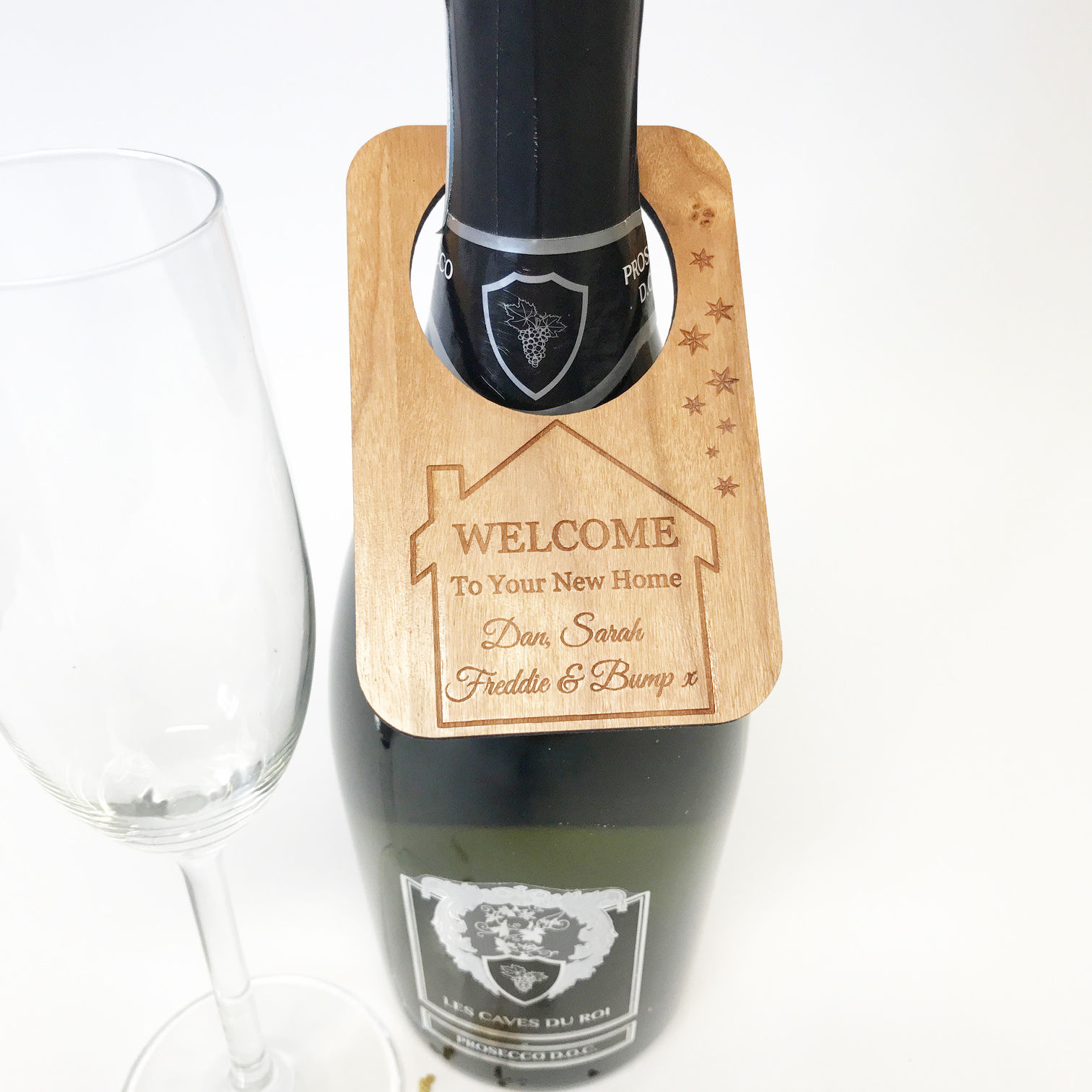 Personalised New Home Wine Bottle Label