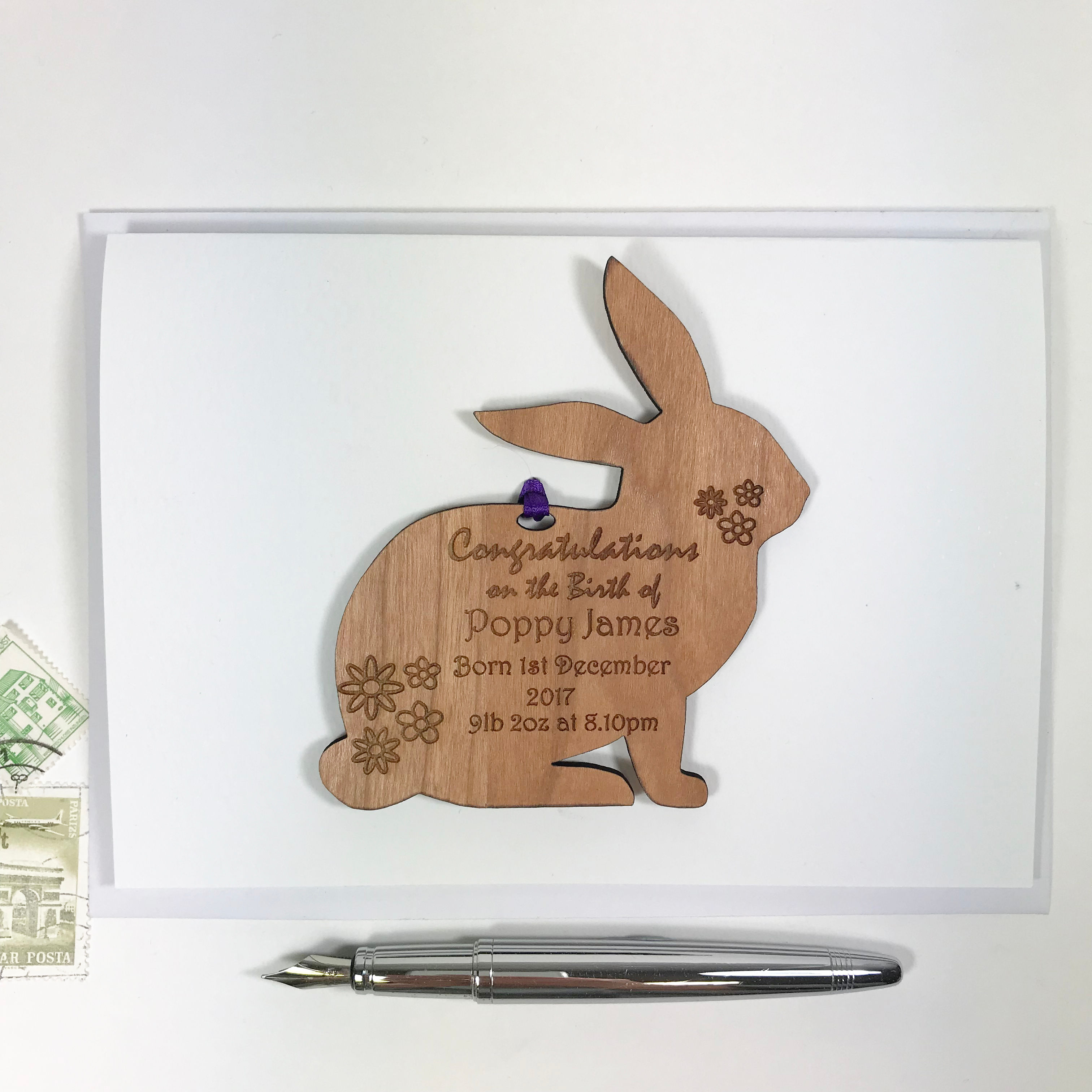 Rabbit New Baby Gift Card