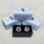 strawberry cufflinks