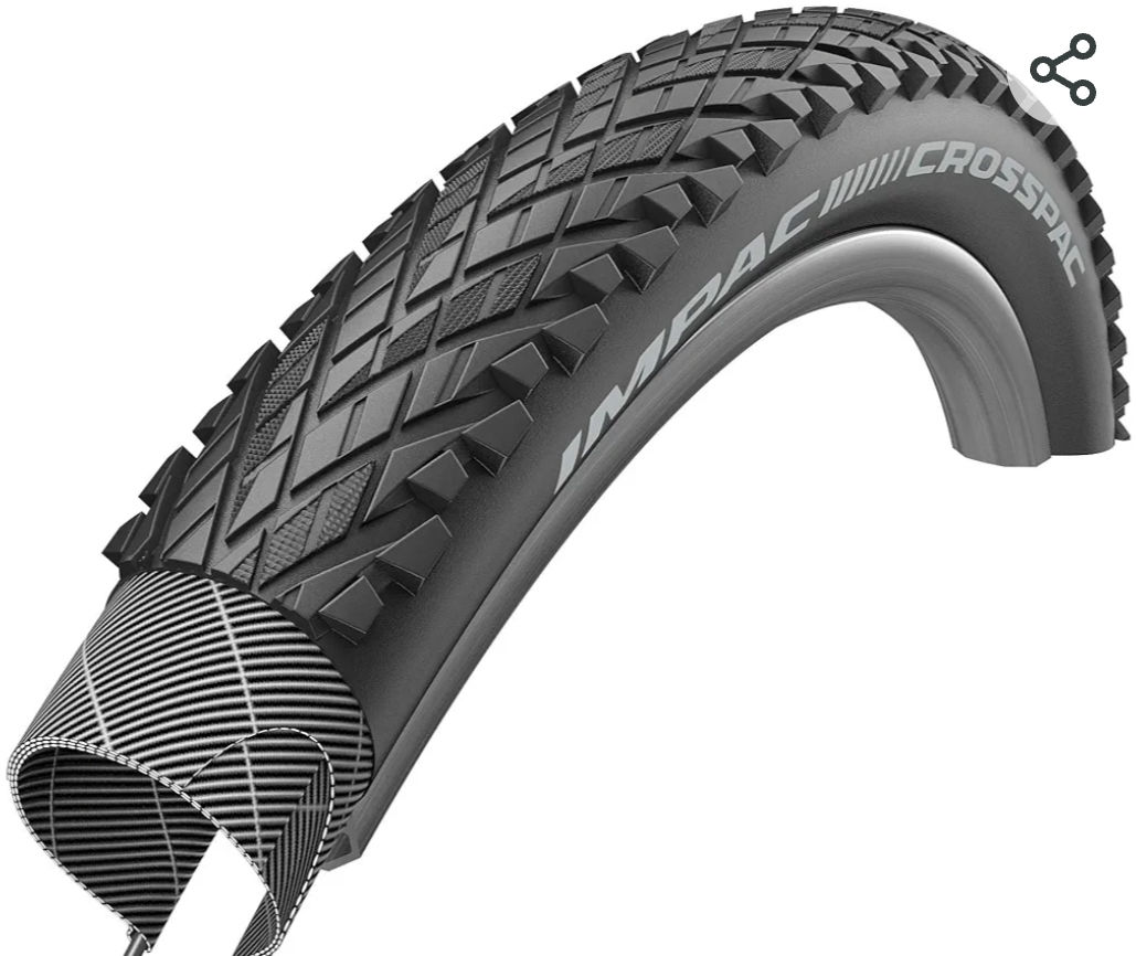 IMPAC 24 x 2.00 Crosspac Black tyre