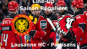 Line-Up SCL Tigers - Lausanne HC 