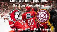 Line-Up Lausanne HC – Genève-Servette HC