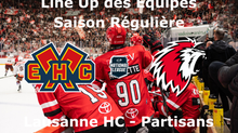 Line-Up HC Bienne - Lausanne HC