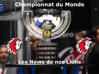 Les News de nos Lions au Championnat du monde