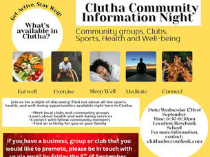 Clutha Community Night